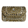 The Noor — Pearl & Mirror Box Clutch
